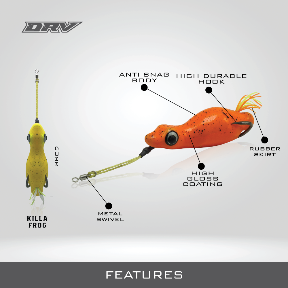Killa Frog Topwater Fishing Lure