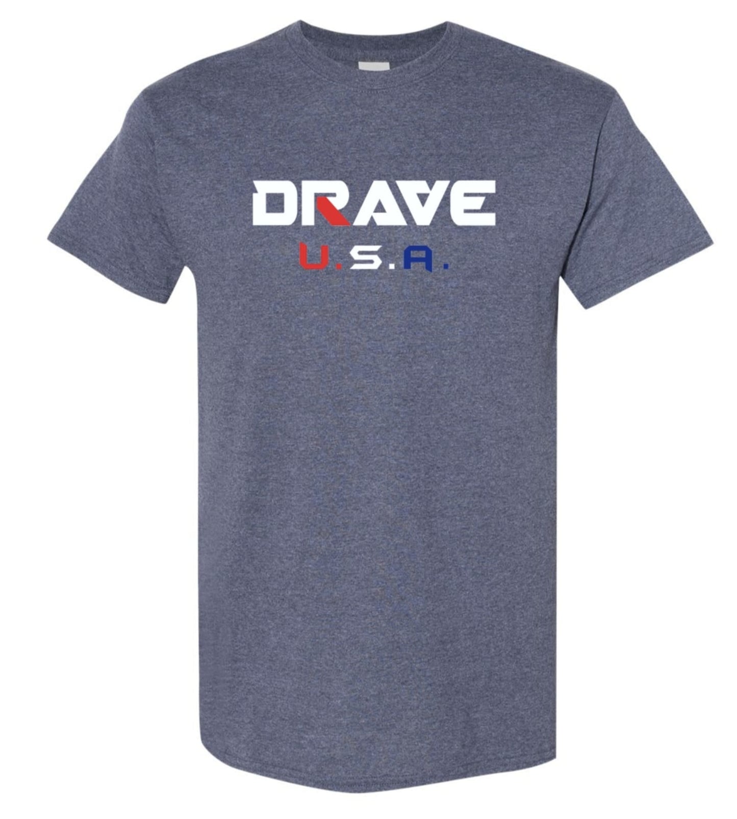 Drave USA Short Sleeve Gray T-Shirt