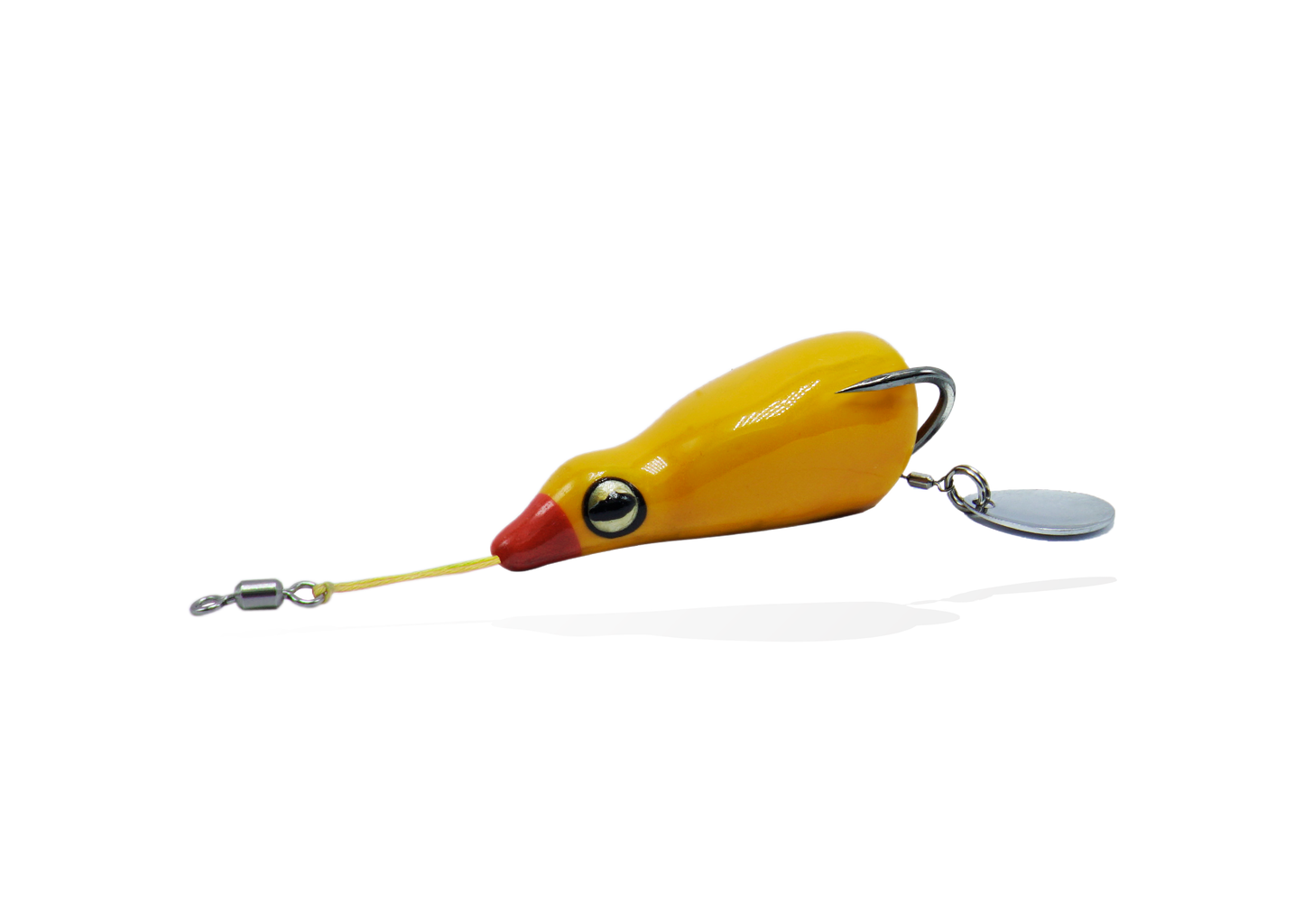 Ducky Duck Junior Topwater Duck Tangerine