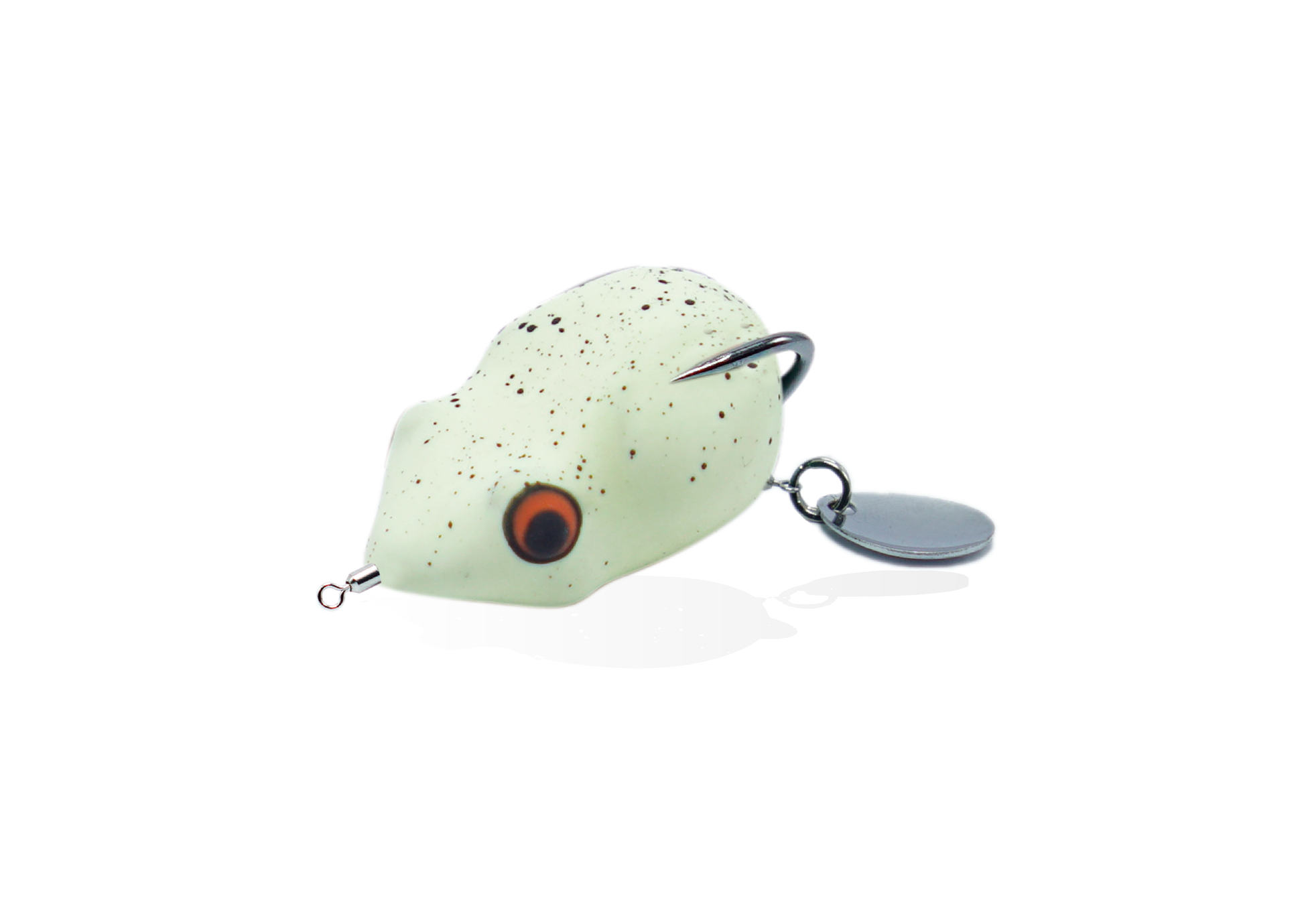 Buggy Topwater Frog Ghost White