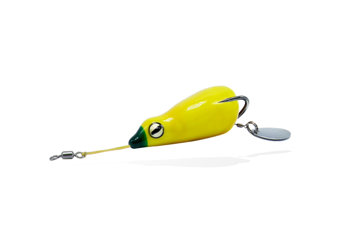 Ducky Duck Junior Topwater Duck Neon Lightening