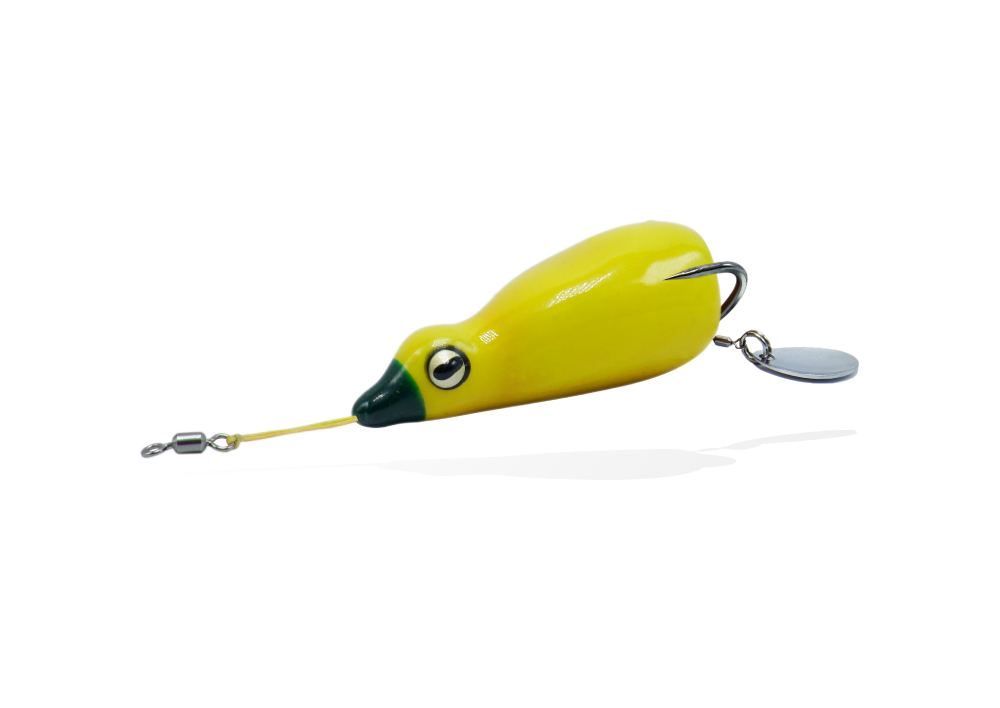 Ducky Duck Topwater Duck Neon Lightening