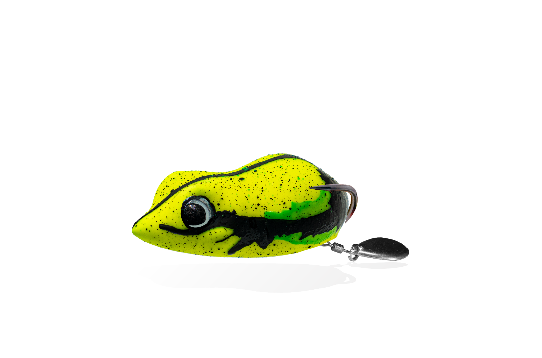 Samba Topwater Frog V2 Neon Lightening