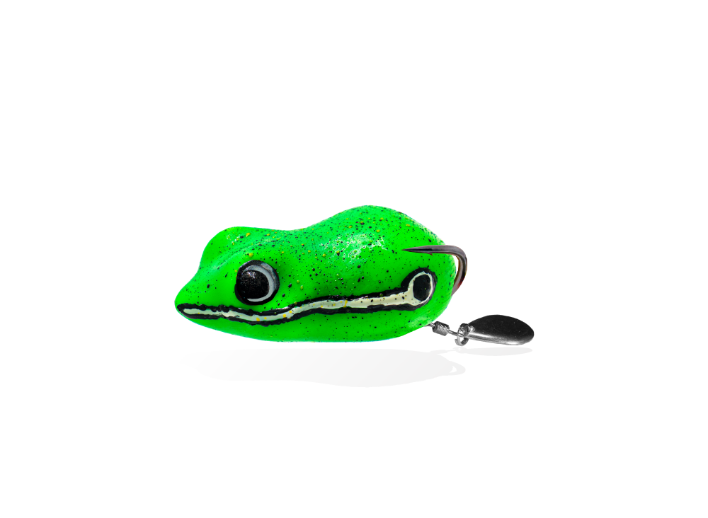 Samba Topwater Frog V2 Poison Dart Green