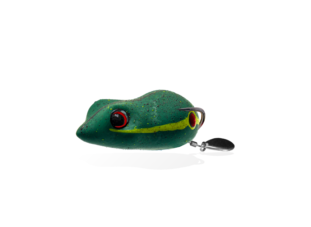 Samba Topwater Frog V2 Toad Green